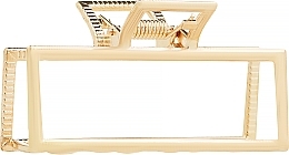 Fragrances, Perfumes, Cosmetics Claw Clip, FA-5752, gold, rectangular - Donegal