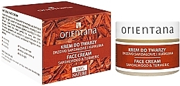 Fragrances, Perfumes, Cosmetics Face Cream "Sandalwood and Turmeric" - Orientana Face Cream Sandalwood & Turmeric