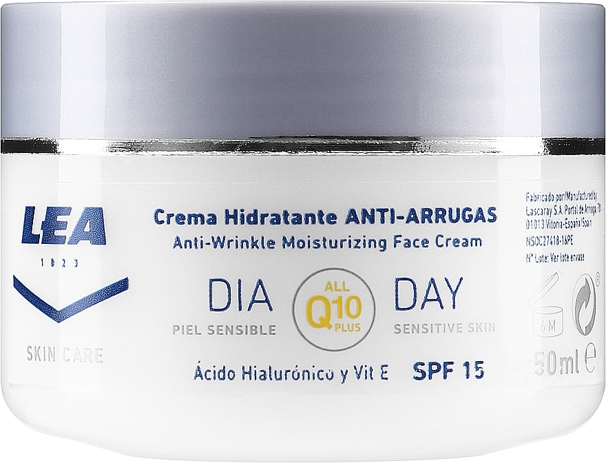 Moisturizing Anti-Wrinkle Day Face Cream - Lea Skin Care Anti-Wrinkle Moisturizing Q-10 Day Face Cream — photo N3