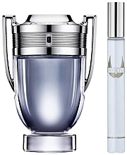 Paco Rabanne Invictus - Set (edt/100ml + edt/mini/10ml) — photo N2