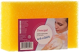 Fragrances, Perfumes, Cosmetics Massage Sponge 6020, yellow - Donegal Cellulose Sponge