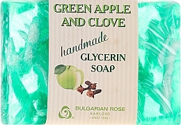 Fragrances, Perfumes, Cosmetics Glycerin Soap "Green Apple & Clove" - Bulgarian Rose Green Apple & Clove Soap