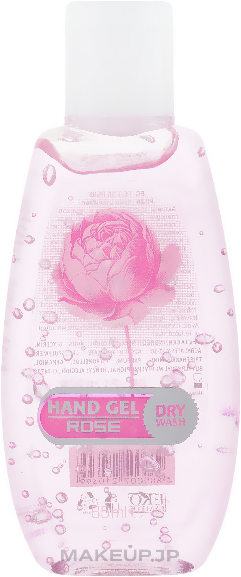 Dry Wash Hand Gel "Rose" - Bulgarian Rose Dry Wash Rose Hand Gel — photo 85 ml