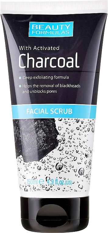 Deeply Cleansing Facial Scrub - Beauty Formulas Charcoal Facial Scrub — photo N1