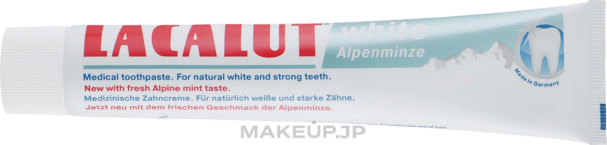 Toothpaste "White Alpine Mint" - Lacalut White Alpenminze Toothpaste — photo 75 ml