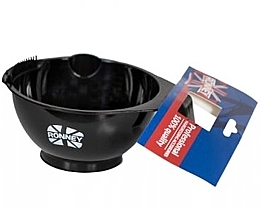 Fragrances, Perfumes, Cosmetics Coloring Bowl with Handle & Teeth, 300 ml, black - Ronney Professional Tinting Bowl With Rubber