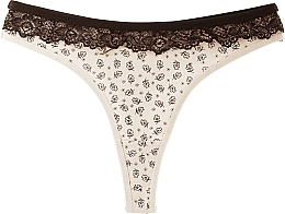 Fragrances, Perfumes, Cosmetics Invisible Thongs with Lace, beige - Moraj