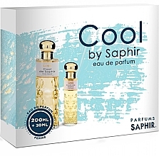 Fragrances, Perfumes, Cosmetics Saphir Parfums Cool De Saphir Pour Femme - Set (edp/200 ml + edp/30 ml)