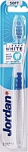 Soft Toothbrush, transparent-blue - Jordan Target White — photo N1