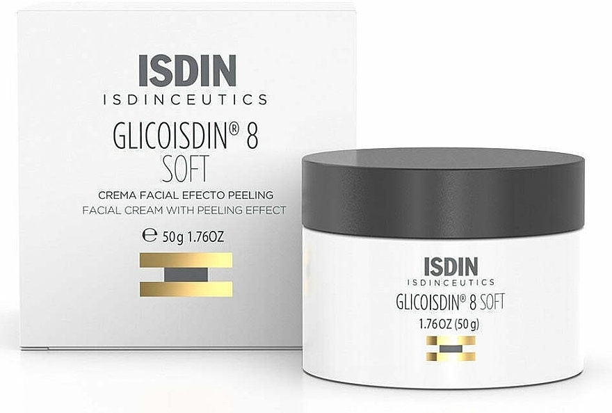 Face Cream with Peeling Effect 8% - Isdin Isdinceutics Glicoisdin 8 Soft Peeling Effect Face Cream — photo N3