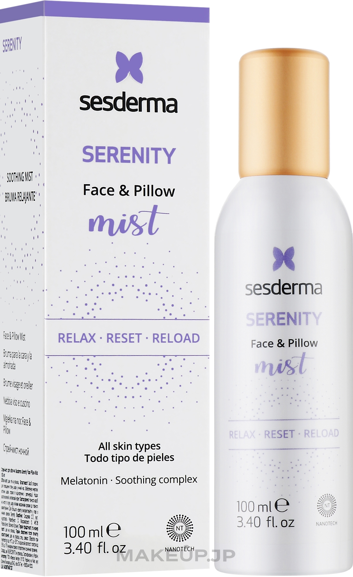Night Face Mist - Sesderma Serenity Face Pillow Mist — photo 100 ml
