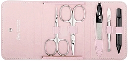 Fragrances, Perfumes, Cosmetics Manicure Set 'Rainbow', rose, 5 pcs - Erbe Solingen 9185