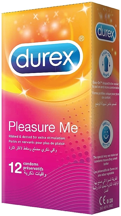 Condoms, Pack of 12 - Durex Love Pleasure Me — photo N1