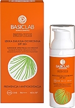 Sunscreen Face Emulsion - BasicLab Dermocosmetics Protecticus SPF50+ — photo N1