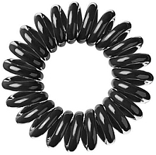 Hair Tie Set, 8 pcs - Invisibobble Original Clear Black Metallic — photo N2