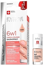 Fragrances, Perfumes, Cosmetics 6-in-1 Nail Conditioner - Eveline Cosmetics Nail Therapy Professional 6 in 1 Care & Color