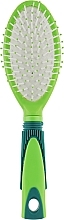 Fragrances, Perfumes, Cosmetics Oval Massage Hair Brush, light green - Laskovaya