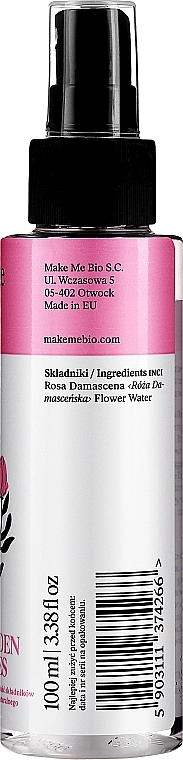 Rose Water for Deep Moisturizing - Make Me BIO — photo N2