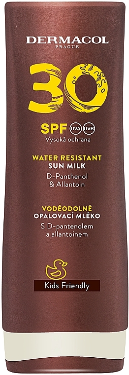 Waterproof Sunscreen Lotion - Dermacol Water Resistant Sun Milk SPF 30 — photo N1