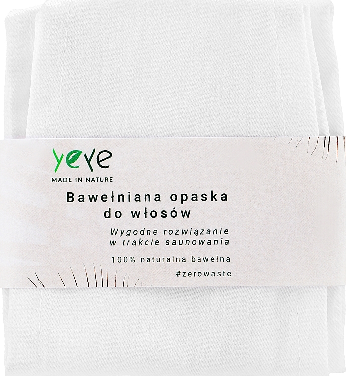 Cotton Headband, white - Yeye — photo N1