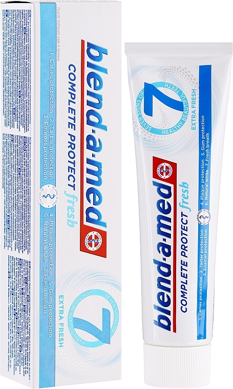 Toothpaste - Blend-a-med Complete 7+ Mouthwash Extra Fresh — photo N4