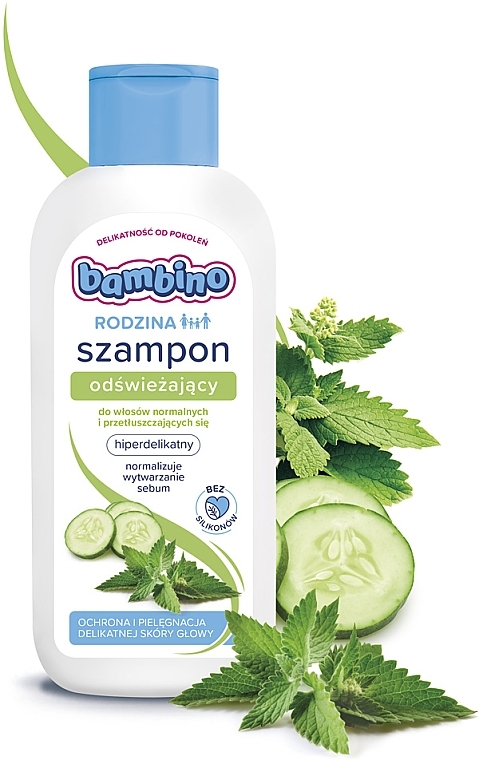 Refreshing Shampoo for Normal & Oily Hair - Bambino Family Refreshing Shampoo — photo N3