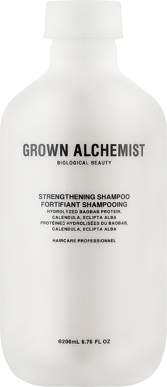 Strengthening Shampoo - Grown Alchemist Strengthening Shampoo 0.2 Hydrolyzed Bao-Bab Protein & Calendula & Eclipta Alba — photo N1