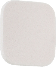 Fragrances, Perfumes, Cosmetics Rubberized Makeup Sponge "Rhombus", SP-106, white - Silver Style