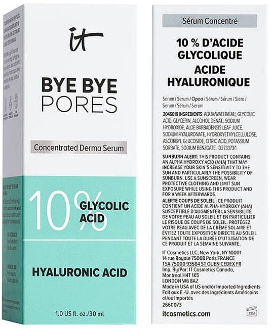 Glycolic Acid Serum - It Cosmetics Bye Bye Pores Glycolic Acid Serum — photo N2