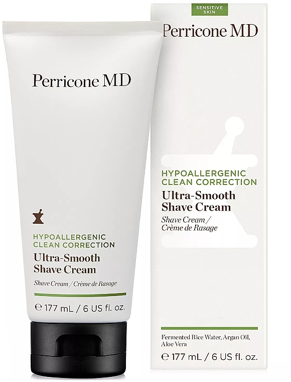 Shaving Cream - Perricone MD Hypoallergenic Clean Correction Ultra-Smooth Shave Cream — photo N1