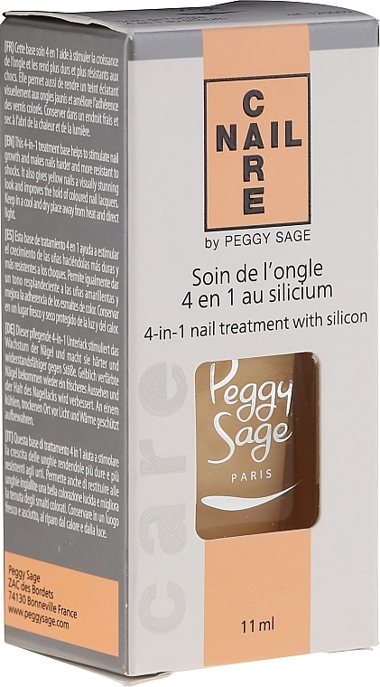 Nail Care 4 in 1, with silicon - Peggy Sage 4-in-1 Nail Treatment With Silicon — photo N1