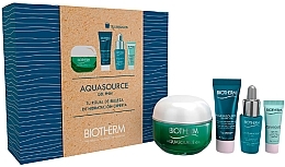 Fragrances, Perfumes, Cosmetics Set - Biotherm Aquasource Gel (f/gel/50ml + f/balm/20ml + ser/7ml + eye/creme/3ml)