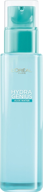 Face Aqua-Fluid for Normal & Combination Skin - L'Oreal Paris Hydra Genius Aloe Water  — photo N2