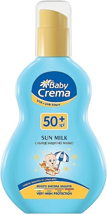 Kids Face & Body Sun Milk SPF 50+ - Baby Crema Sun Milk — photo N1