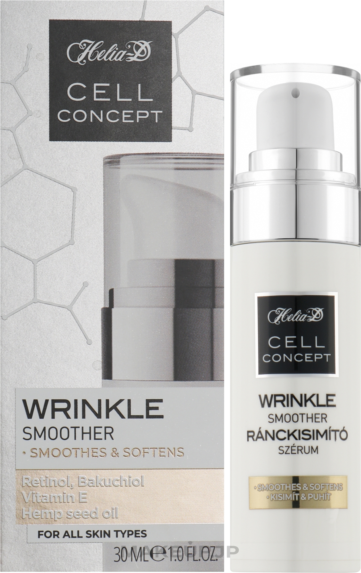 Wrinkle Smoothing Face Serum - Helia-D Cell Concept Wrinkle Smoother — photo 30 ml