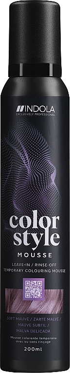 Tinted Styling Mousse - Indola Color Style Mousse — photo N2