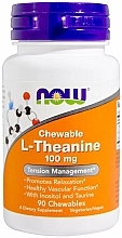 Fragrances, Perfumes, Cosmetics Dietary Supplement "L-Theanine", 100mg - Now Foods L-Theanine Chewables