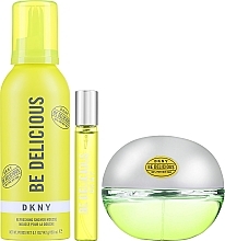 Fragrances, Perfumes, Cosmetics Perfume & Body Care Set - DKNY Be Delicious (edp/100ml + edp/15ml + sh/mousse/150ml)