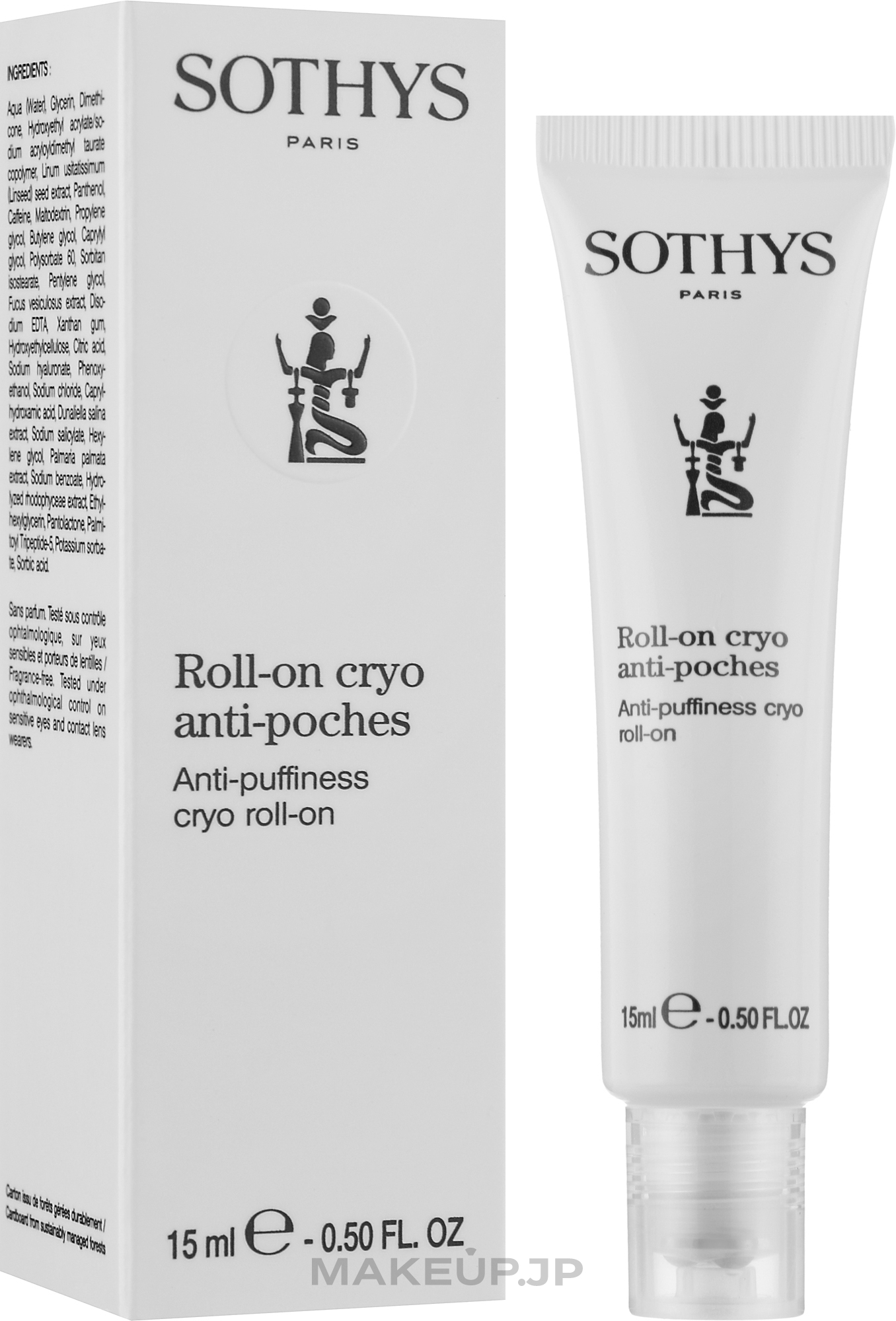 Cooling Anti-Puffiness Gel with Roller Applicator - Sothys Anti-Puffiness Cryo Roll-On — photo 15 ml