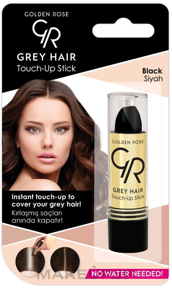 Hair Touch-Up Stick - Golden Rose Grey Hair Touch-Up Stick — photo 01 - Black