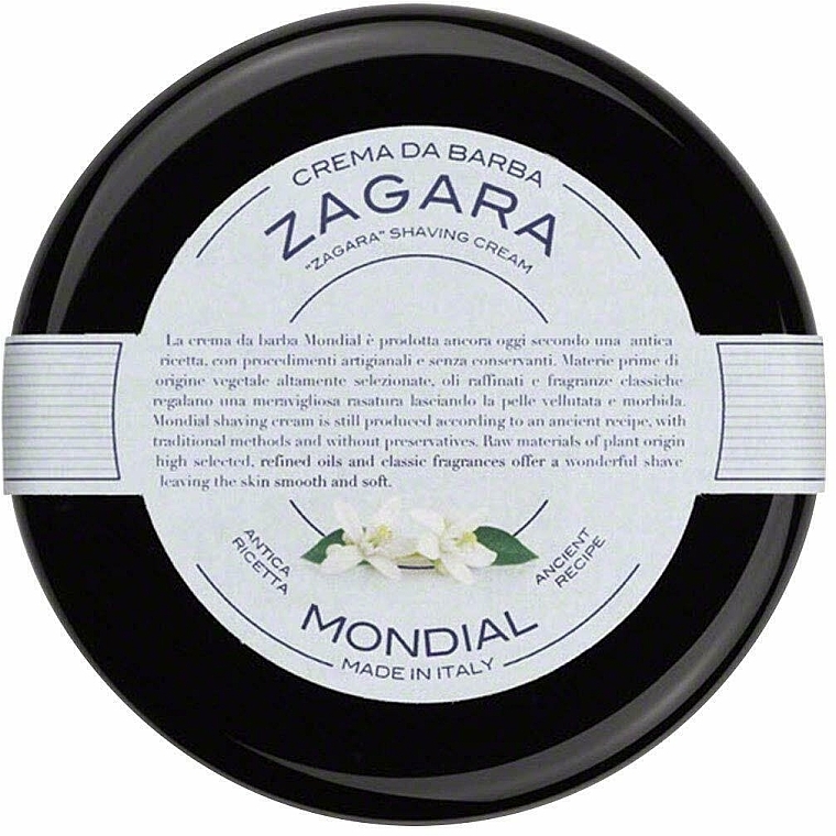 Shaving Cream - Mondial Luxury Zagara Shaving Cream — photo N1