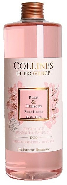 Rose & Hibiscus Fragrance Diffuser - Collines de Provence Bouquet Aromatique Rose & Hibiskus (refill) — photo N1