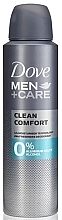 Alcohol and Aluminum Free Deodorant - Dove Men+Care Clean Comfort — photo N1