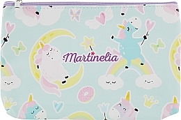 Fragrances, Perfumes, Cosmetics Makeup Bag "Rainbow Unicorn", turquoise - Martinelia