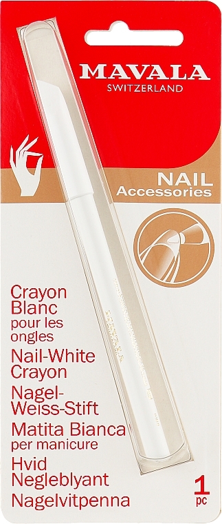 Nail White Pencil - Mavala Nail-White Crayon — photo N1