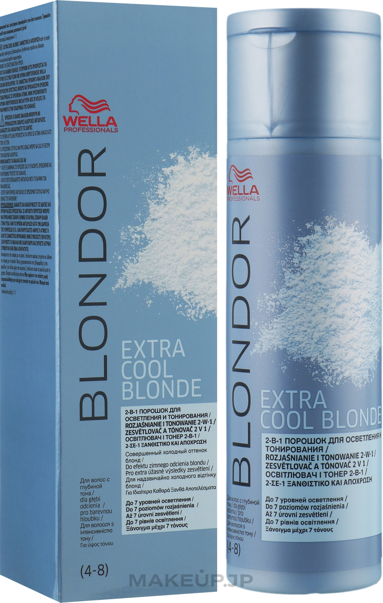 Hair Bleaching & Toning Powder - Wella Professionals BLONDOR Extra Cool Blonde — photo 150 g