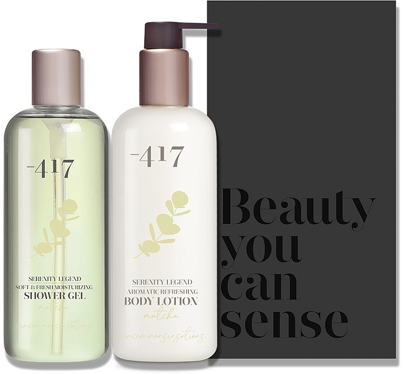 Set - -417 Serenity Legend My Body Duo Matcha (sh/gel/350ml + body/lot/350ml) — photo N1