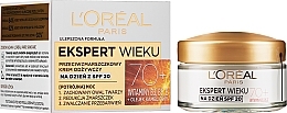 Fragrances, Perfumes, Cosmetics Anti-wrinkle Day Cream with Camellia Oil 70+ - L'Oreal Paris Age Expert Day Cream SPF20