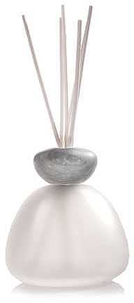 Fragrance Diffuser without Filling, 400 ml, grey lid - Millefiori Milano Marble Glass Frosted Diffuser Grey Cap — photo N2