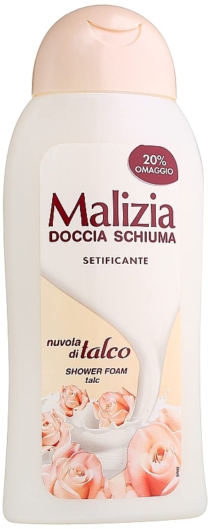 Shower Gel with Talcum Powder - Malizia — photo N1